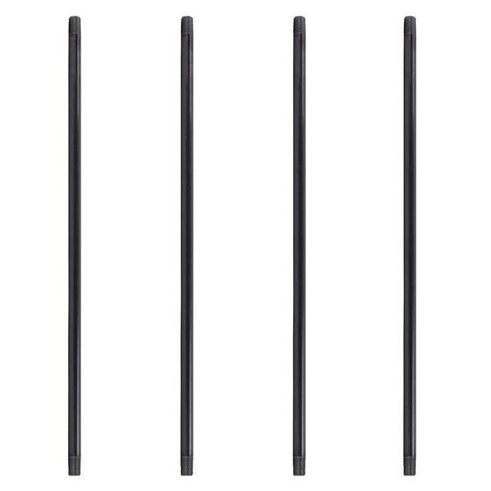 1 in. X 60 in. Black Pipe