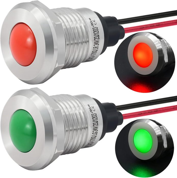 UL Listed 12mm LED Indicator Light