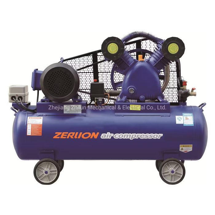Belt-Driven Portable Air Compressor