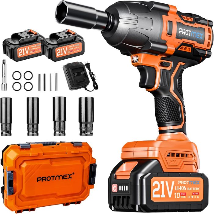 Cordless Impact Wrench Brushless Power Wrench Impact Gun