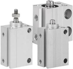 Aluminum ISO-VDMA Interchangeable Metric Pneumatic Cylinder