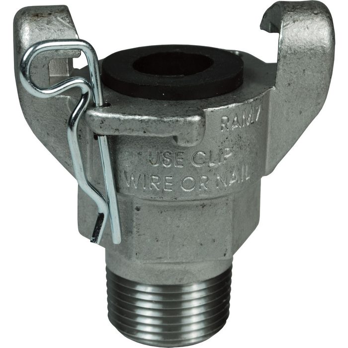 Universal Hose Coupling with Male NPT Ends, 1/2" NPT