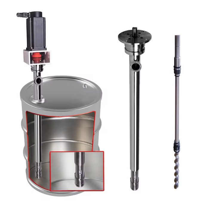 Barrel Empty Drum Pump with Screw Pump
