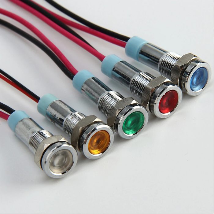 Waterproof LED Metal Indicator Light