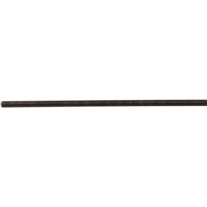 General-Purpose Threaded Rod, 3/8-16, 3' OAL, Black Oxide Finish