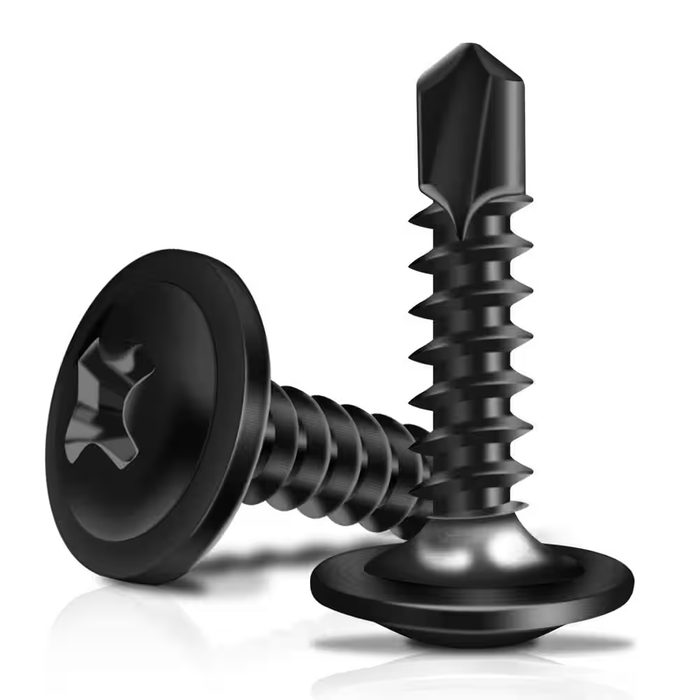 Sheet Metal Screw, #10 x 3/4 in, Round Head