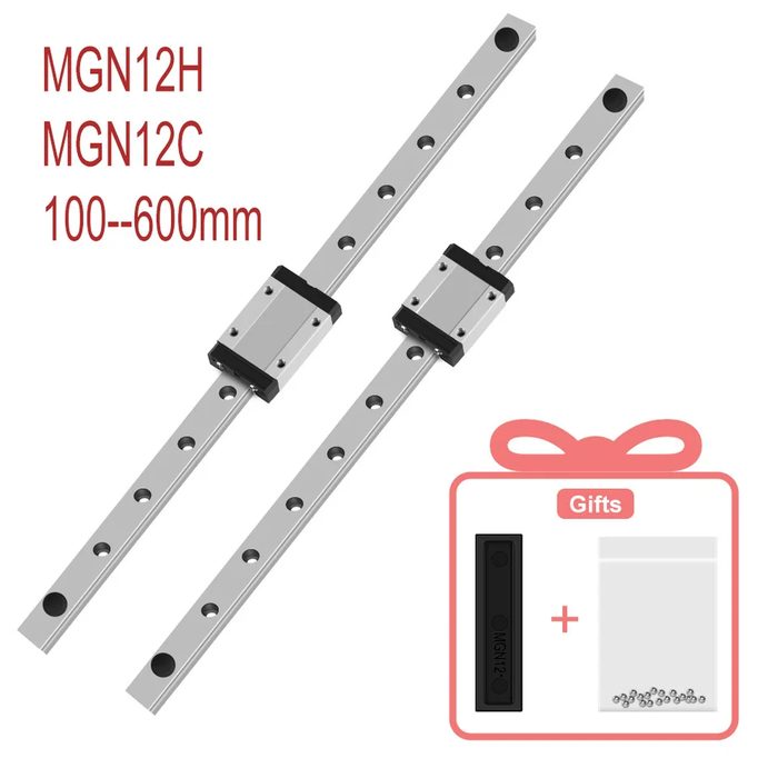Linear Guide Rail MGN12 with MGN-C Block