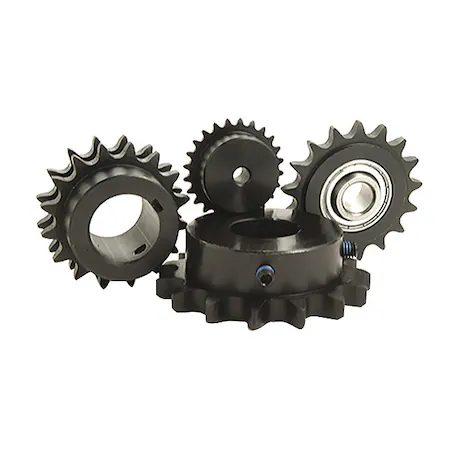 Roller Chain Sprocket, Stock Plain Bore