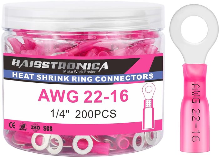 Marine Grade Heat Shrink Ring Terminals