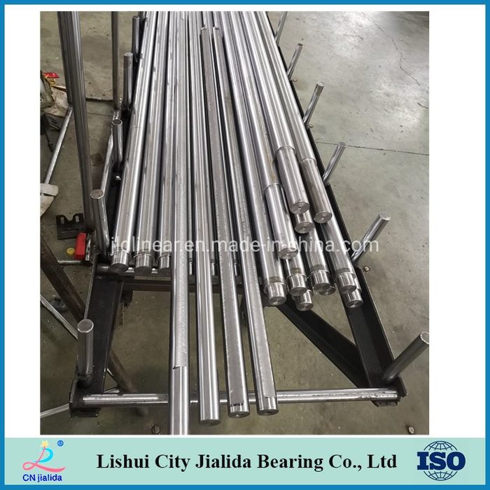 High Precision Machined Linear Shaft with Wrench Flats or Cross Drilled Hole or End Tapped or Threaded or Stepped