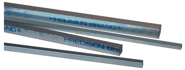 Rectangular Key Stock Assortment, Zinc Plated, Oversized Tolerance