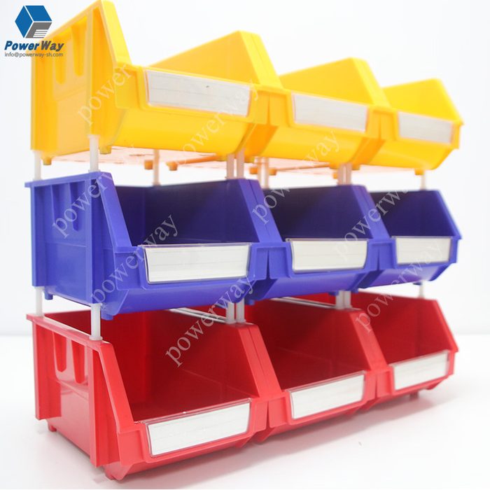 Industrial Plastic Stackable Storage Bins Spare Parts Bins