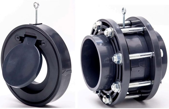 PVC Spring Flapper Check Valve