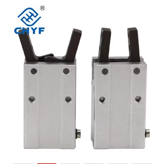 Air Gripper Parallel Style Pneumatic Air Gripper Cylinder Double Acting Gripper Cylinder