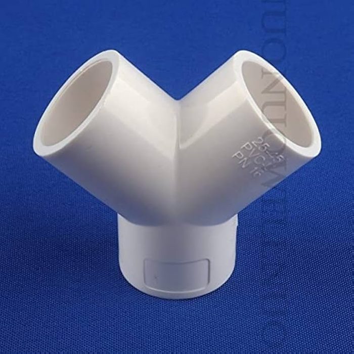 Y Type PVC Pipe Coupling Pipe Fitting