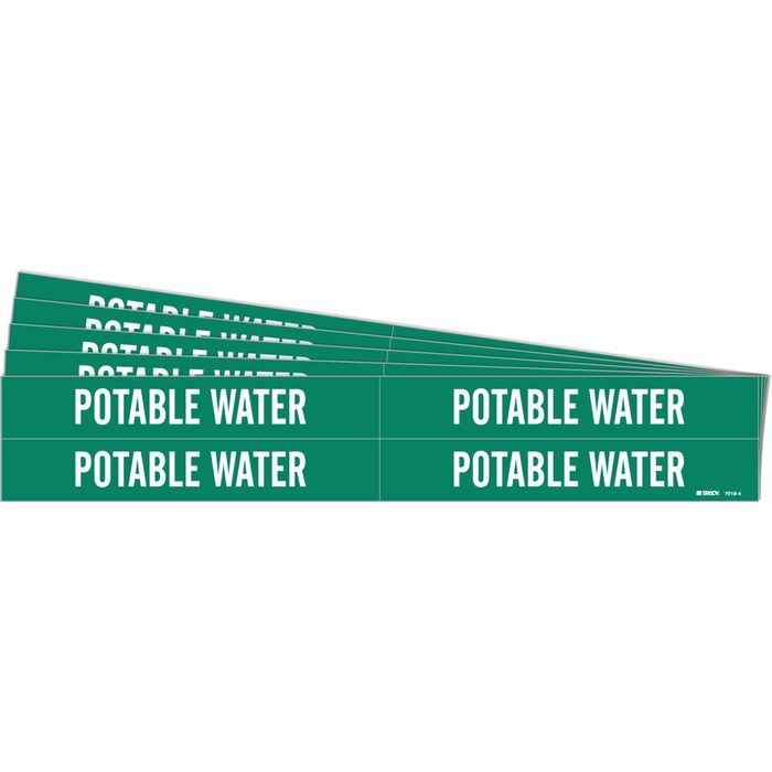 Pipe Marker, Potable Water