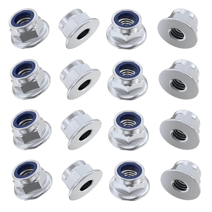 Hex Self Locking Flanged Nylon Insert Nut