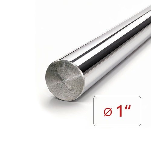 Chrome Plated Steel Rod - 1 3/8" Dia x 48" length shaft