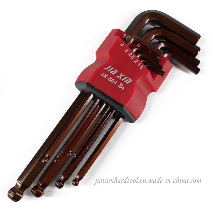 Long Ball Point Hex Key Allen Wrench Set