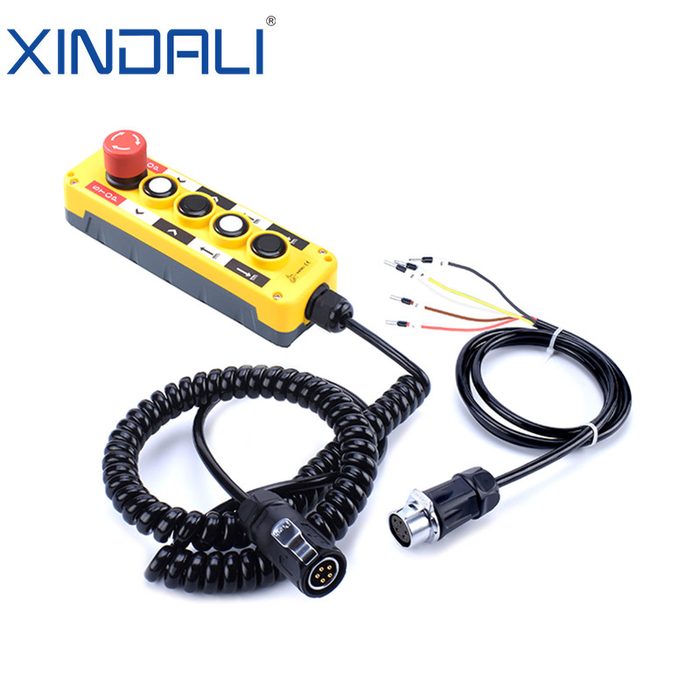 4-Button Hoist Pendant Controller, 30' Lift