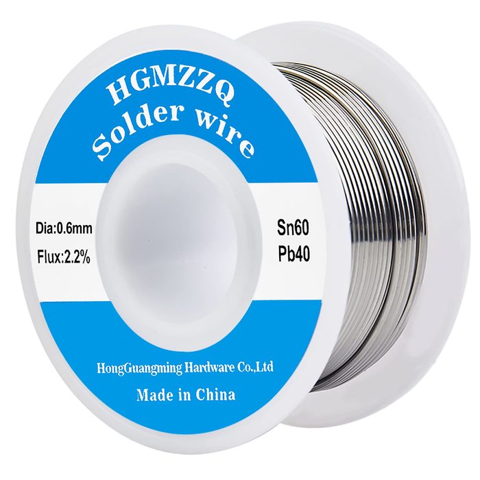 Rosin Core Solder Wire for Electrical Soldering (0.6 mm/50g)