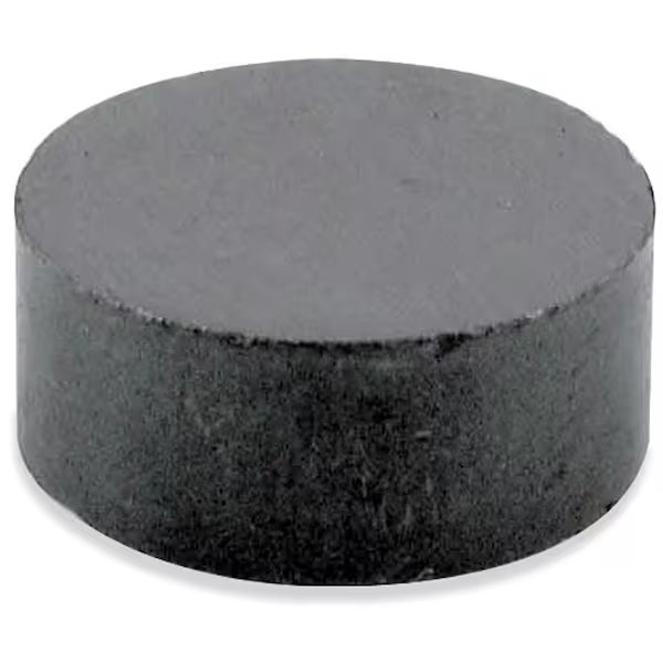 Ceramic Disc Magnet, 1/2 in. x 1/2 in. x 1/2 in.