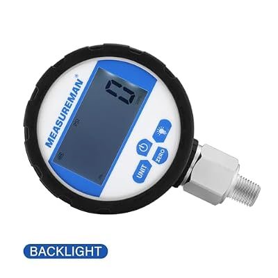 Digital Pressure Gauge, 0-10000 psi