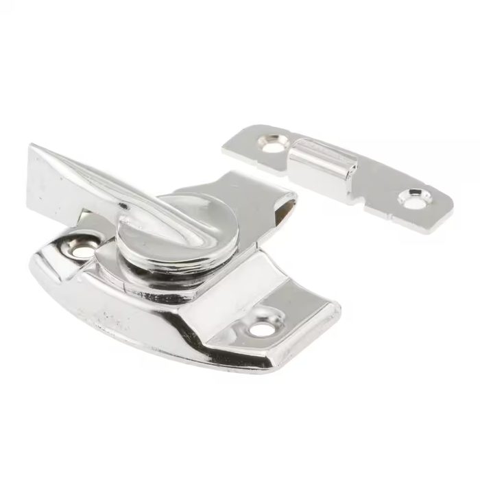 Chrome-Plated Stamped Steel Double Hung Sash Lock