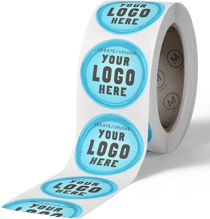 Custom Sticker Labels, 3 x 1 inch