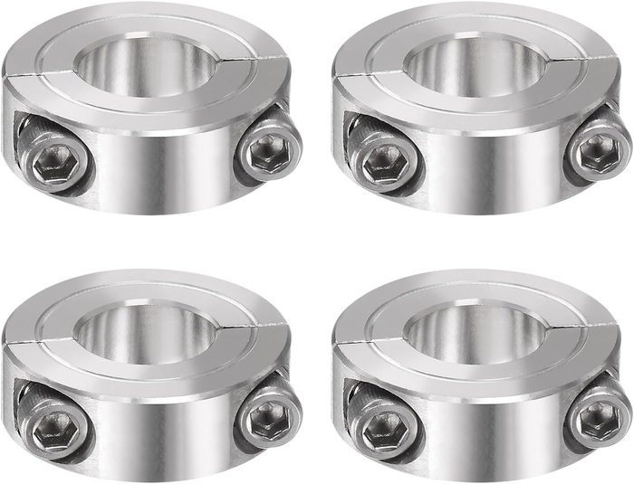 Double Split Shaft Collar with Set Screw
