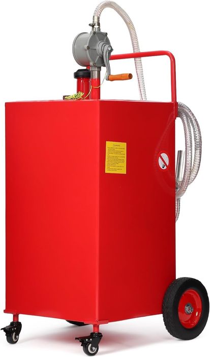 40 Gallon Portable Oil Transfer Fluid Diesel Fuel Storage Tank