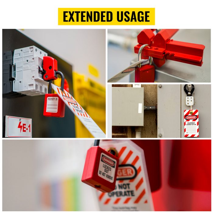 Durable Security Lockout Tagout Tag Danger Do Not Operate