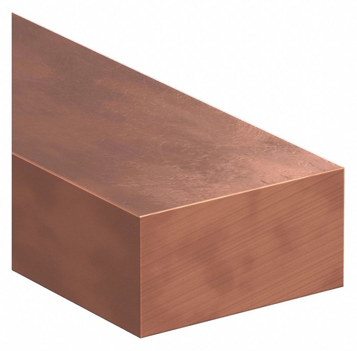 Rectangular Bar, 4 in x 6 ft Nominal Size