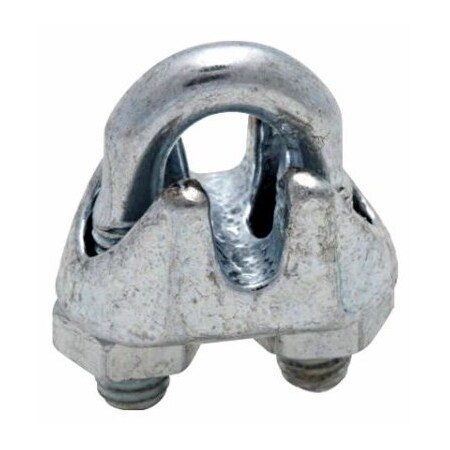 Stainless Steel Cable Clamp, 0.25 in Max. Bundle Dia.