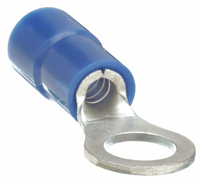 Blue Vinyl Insulation Ring Terminal