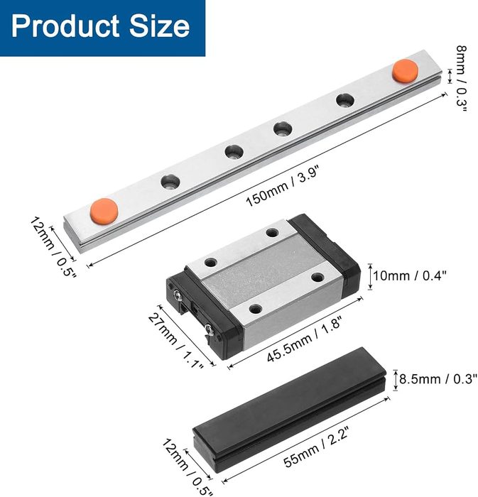 MGN12 Linear Rail Guide 1000mm