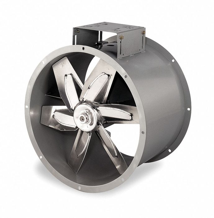 Tube Axial Fan, 42" Dia, 5Hp, 3Ph