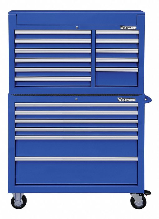 17-Drawer Heavy Duty Tool Chest and Rolling Cabinet Combo