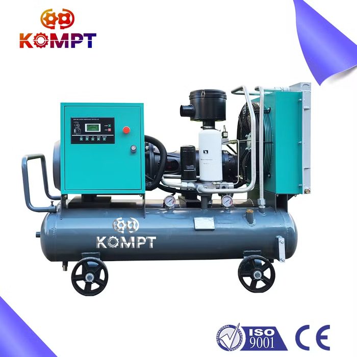Tank Mounted Rotary Screw Air Compressor