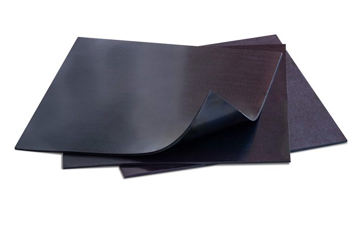 Silicone Sheet, 6" x 6" x 1/8", Vibration ISO Rubber Pad
