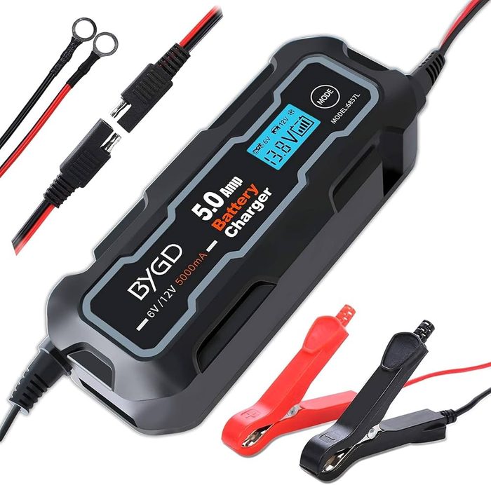 5A Smart Battery Charger & Maintainer – 6V & 12V