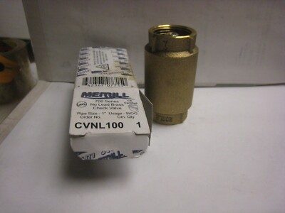 1-1/2 inch Brass Spring Check Valve