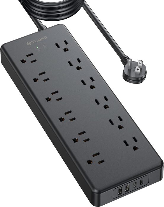 Surge Protector Power Strip 15 Ft Cord
