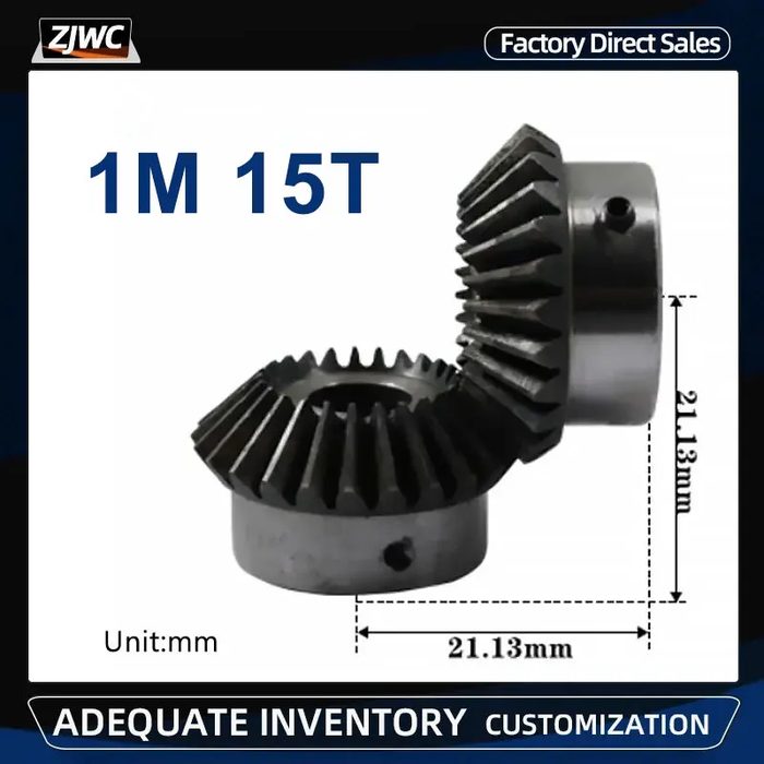 Straight Bevel Gear 1M15T-60T 1.5M15T-60T