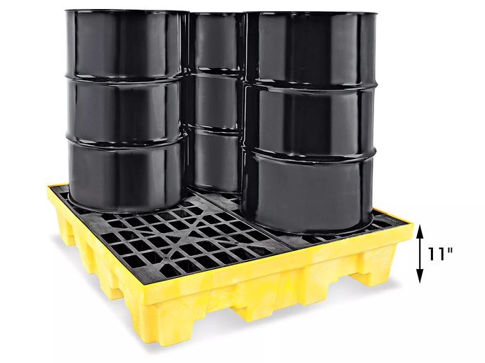 4 Drum Spill Containment Pallet