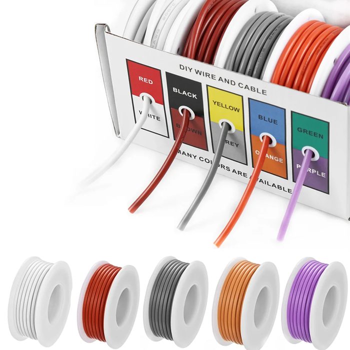 Flexible silicone wire and cable, tinned pure copper wire