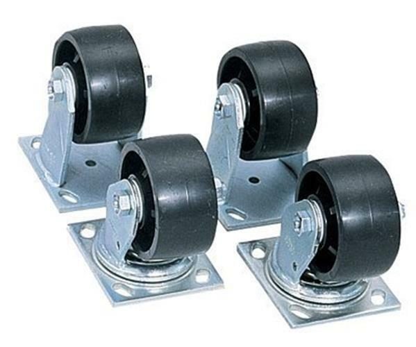 Heavy-Duty Casters - 4" caster set 4pc