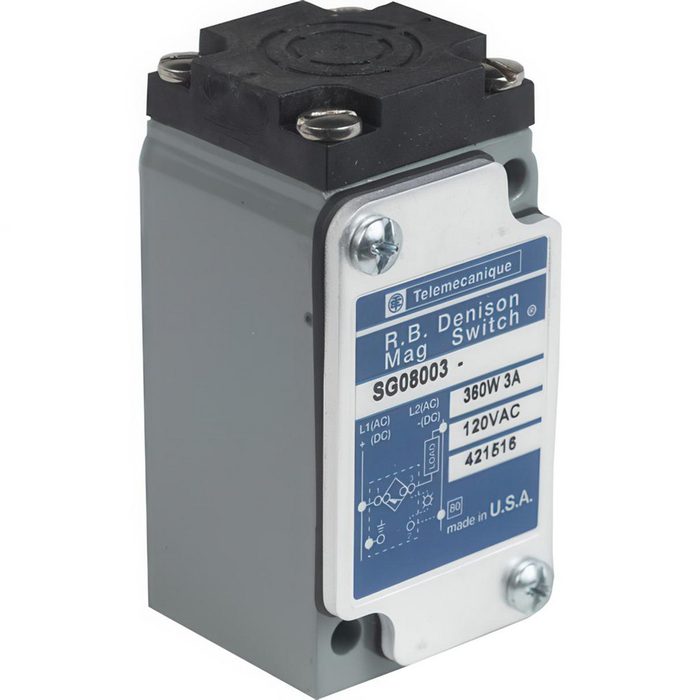 Inductive Proximity Sensor, Rectangular, 1.3" Detection Distance