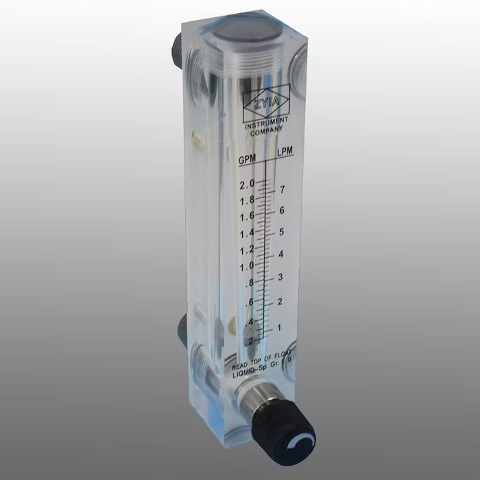 Panel Mounted Adjustable GPM/LPM Liquid Flow Meter