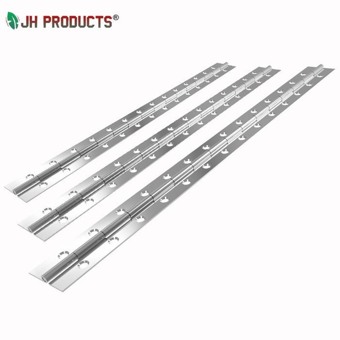 Iron Metal Box Window Continuous Hinge Custom Piano Stainless Steel Furniture Cabinet Door Hinges, 2" open width x 36" length